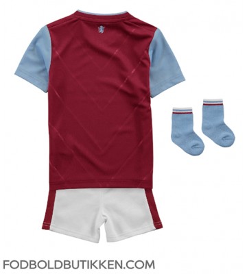 Aston Villa Hjemmebanetrøje Børn 2022-23 Kortærmet (+ Korte bukser)